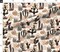 Southwestern Cacti Modern Rustic Country Western Style Down Home Cowboy Cowgirl Custom Printed Fabric by Spoonflower Various Fabrics by the Yard or Fat Quarter